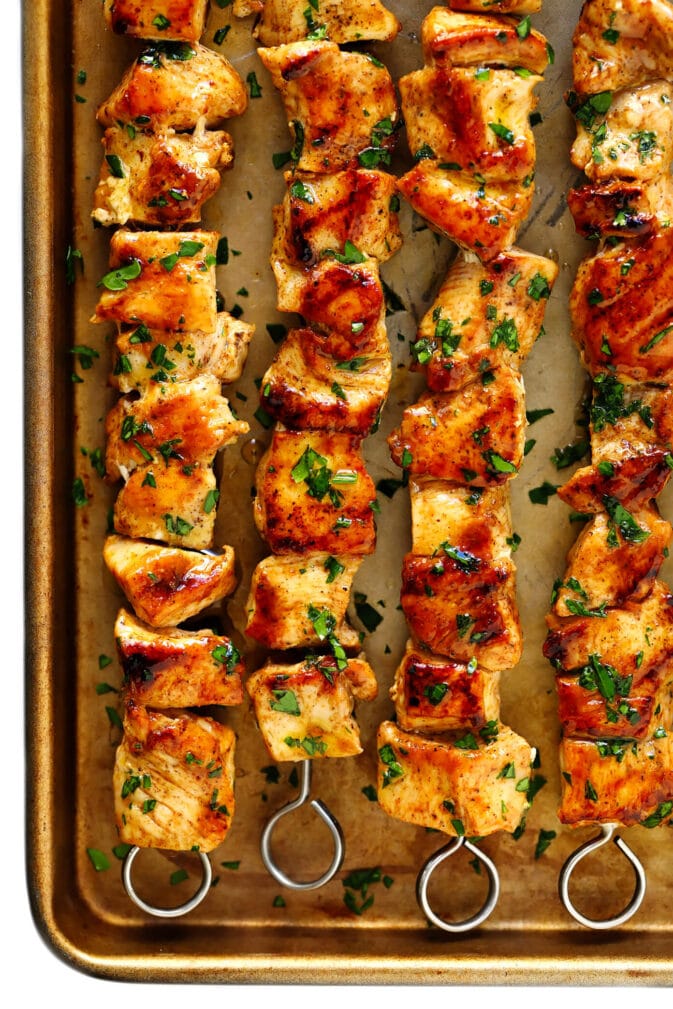 Куриный шашлык в духовке