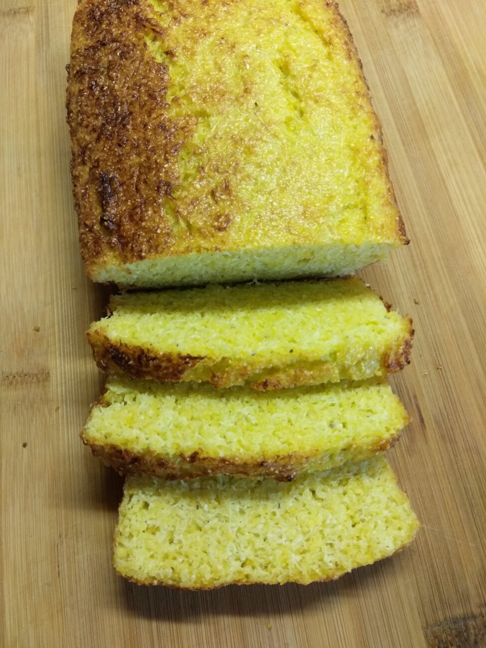 Кукурузный кекс с кабачком