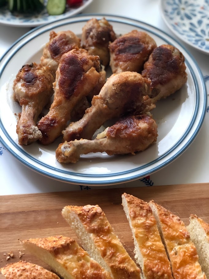 Куриные голени в кляре