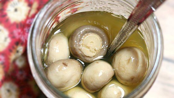 Острые маринованные грибы