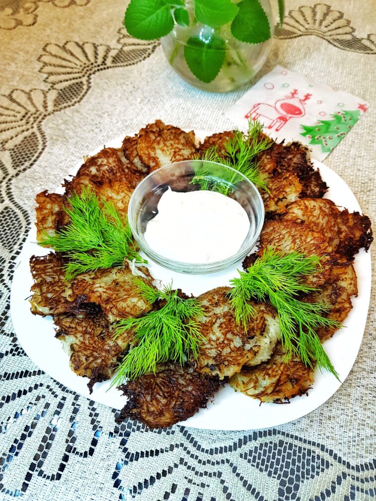 Картофельные оладьи