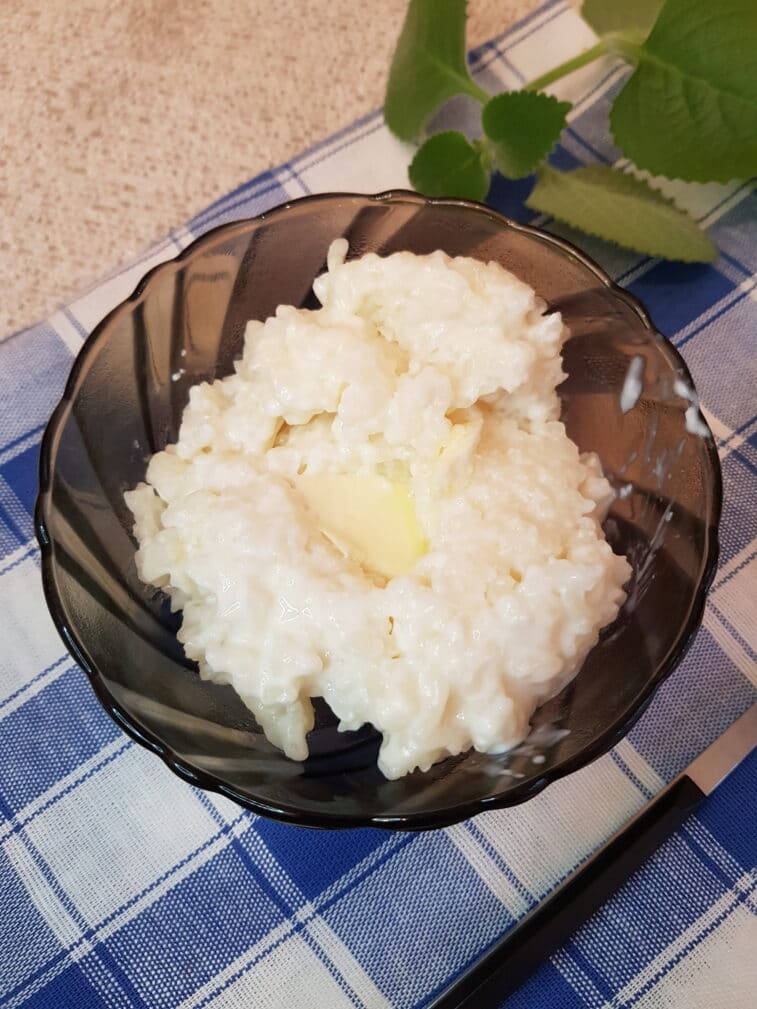 Рисовая каша на молоке
