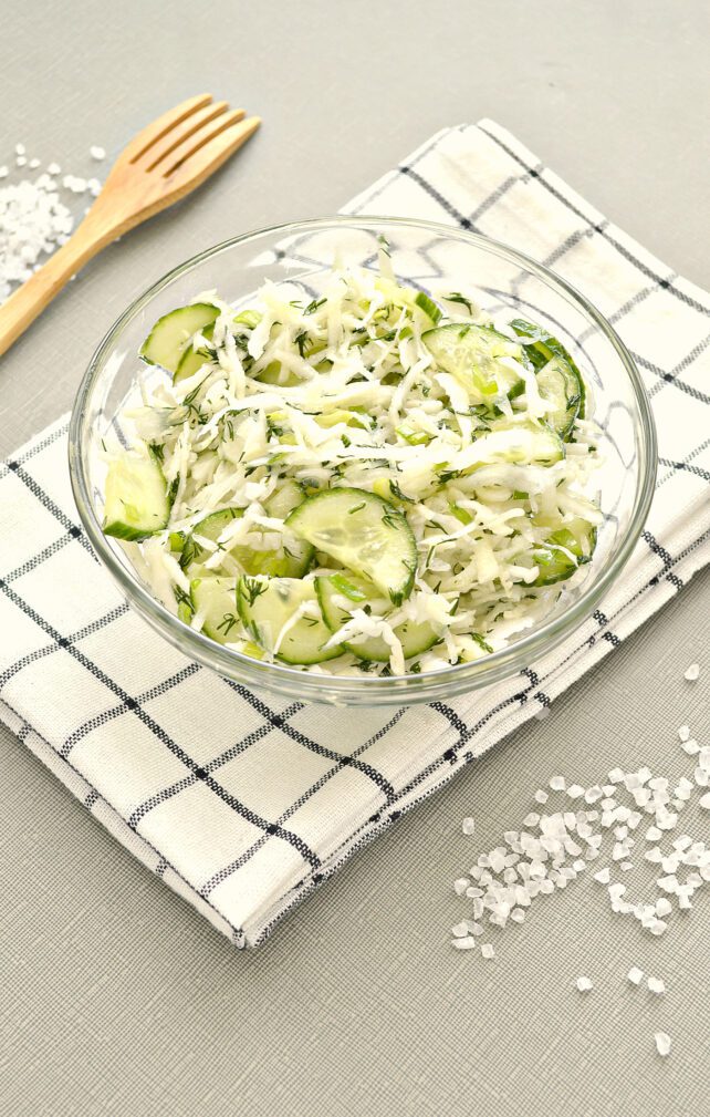 Капустный салат с уксусом