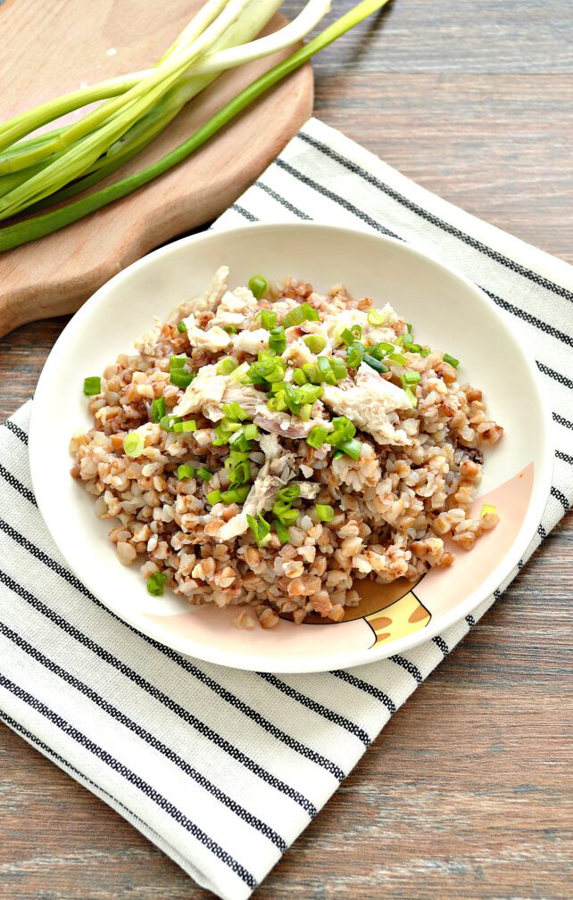 Гречневая каша на курином бульоне