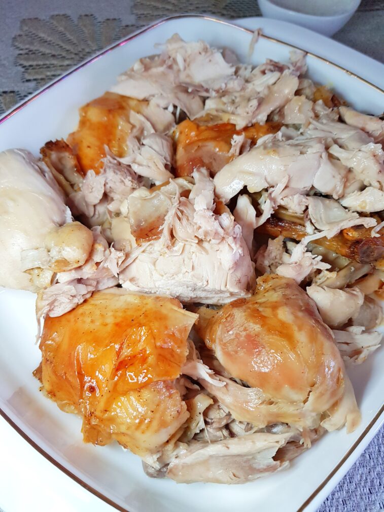 Курица (целая), запеченная в духовке