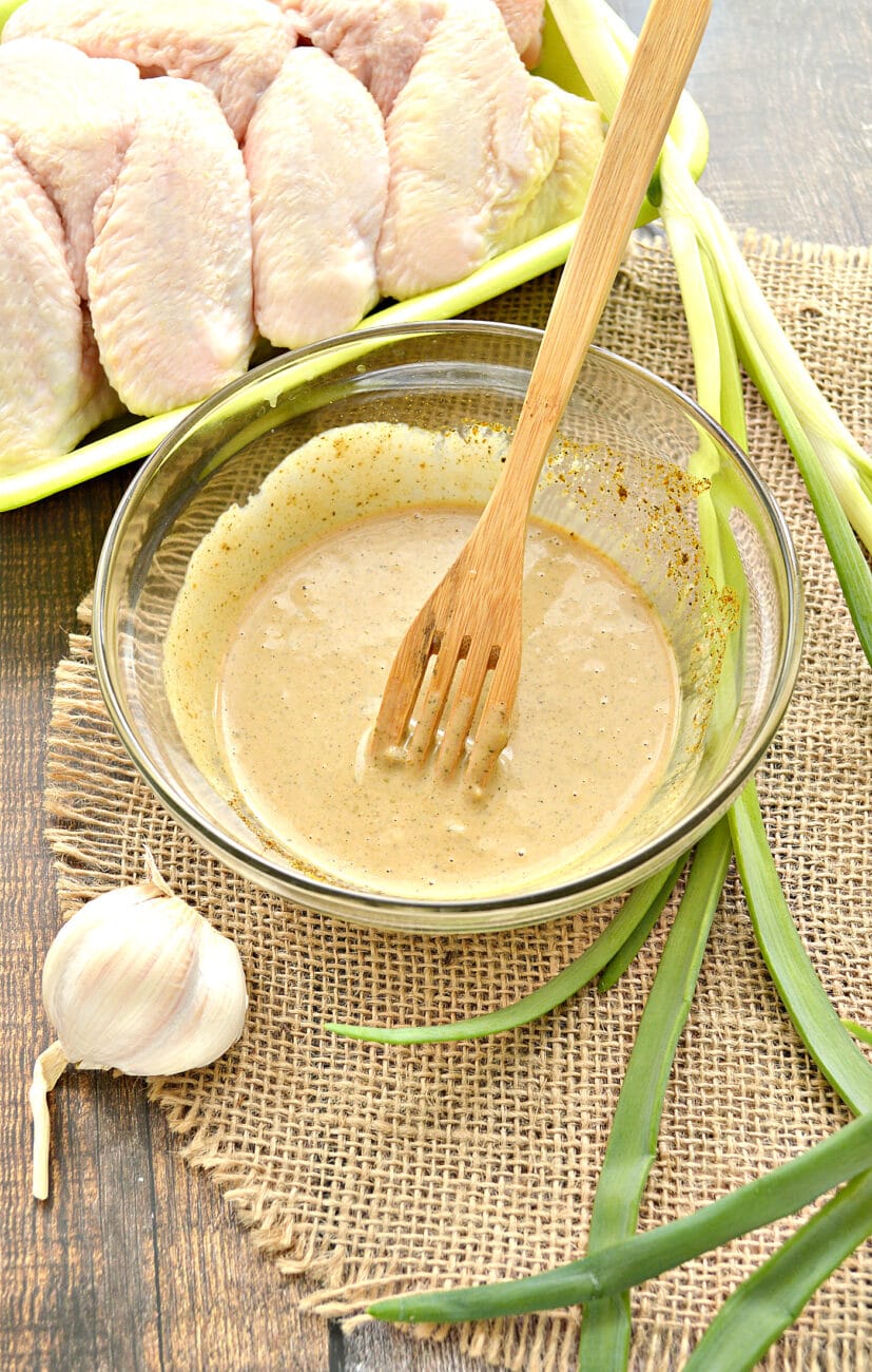 Маринад для запекания куриных крылышек