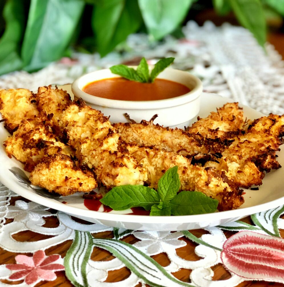 Кокосовая курица во фритюрнице