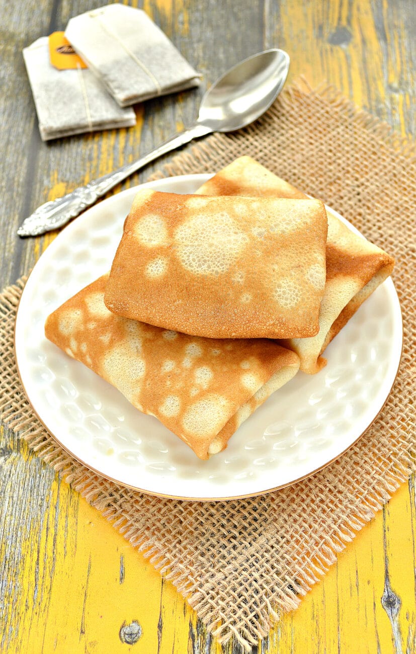 Блинчики с бананами