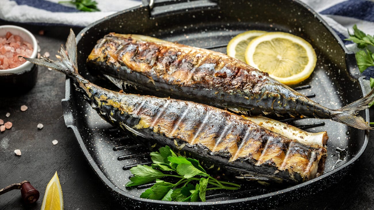 Жареная скумбрия