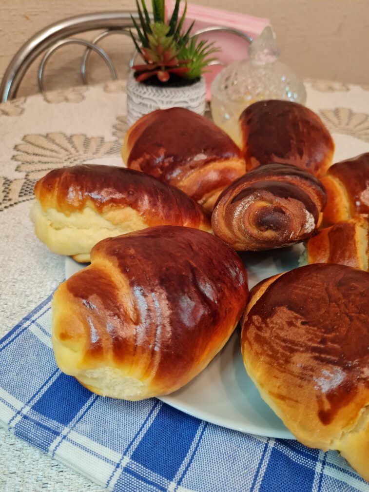 Ванильные булочки в духовке