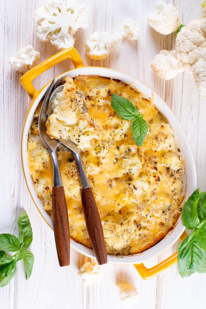 Фото рецепта - Запеканка из цветной капустой и сыром