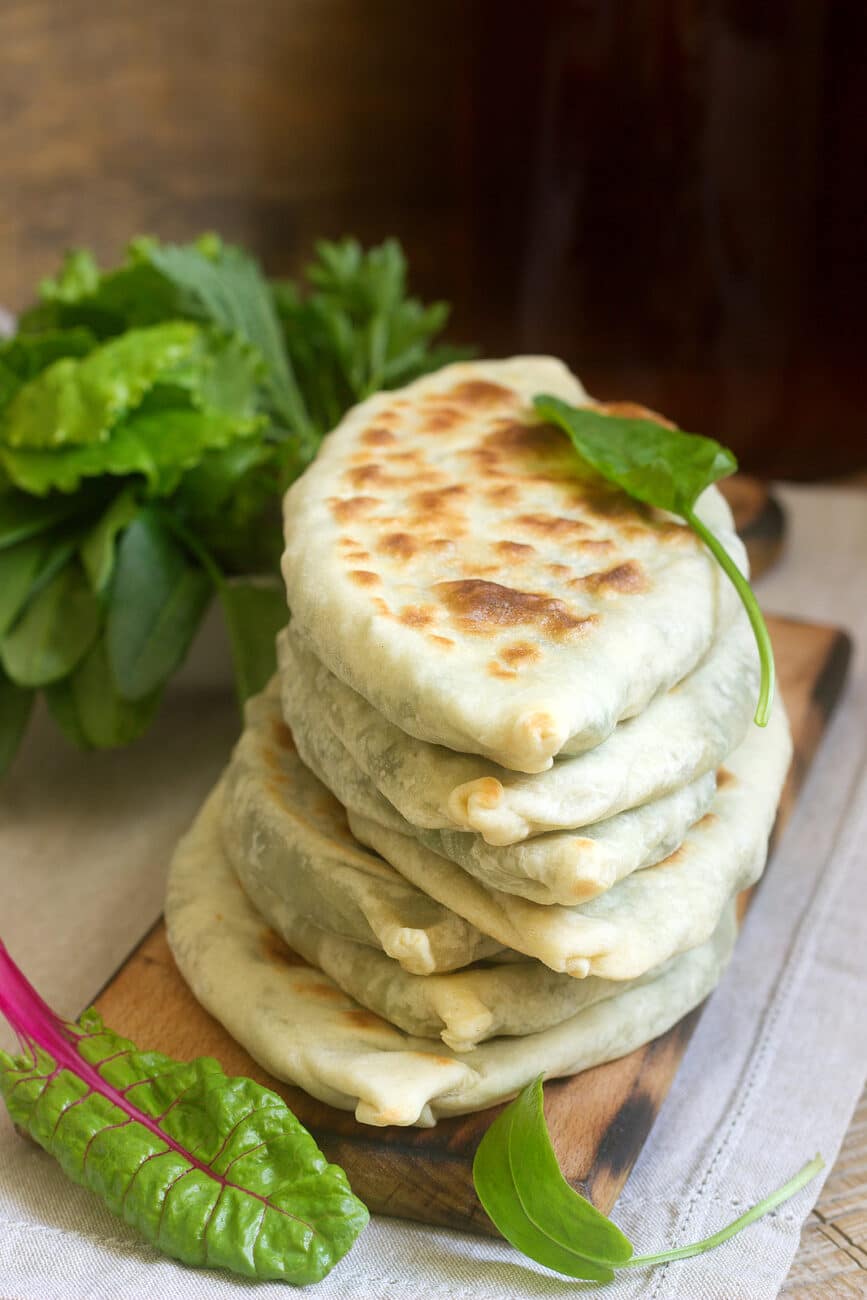 Лепешки с кабачками и зеленью