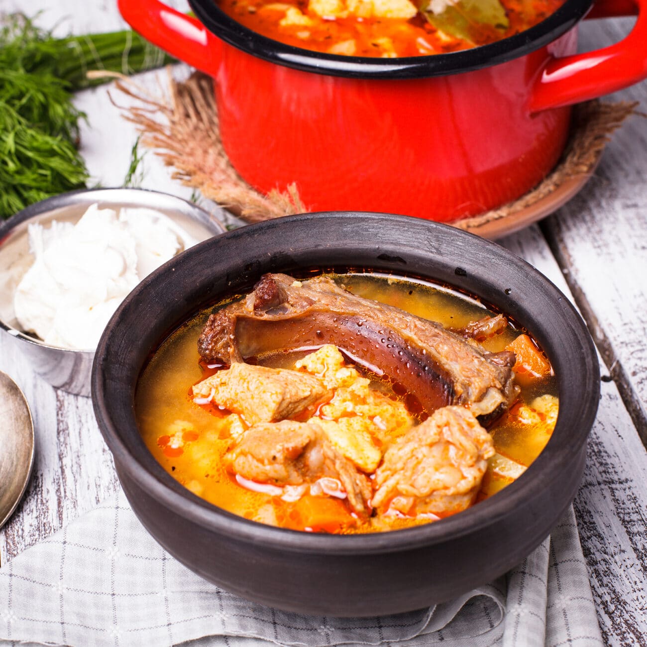 Венгерский гуляш с мясом
