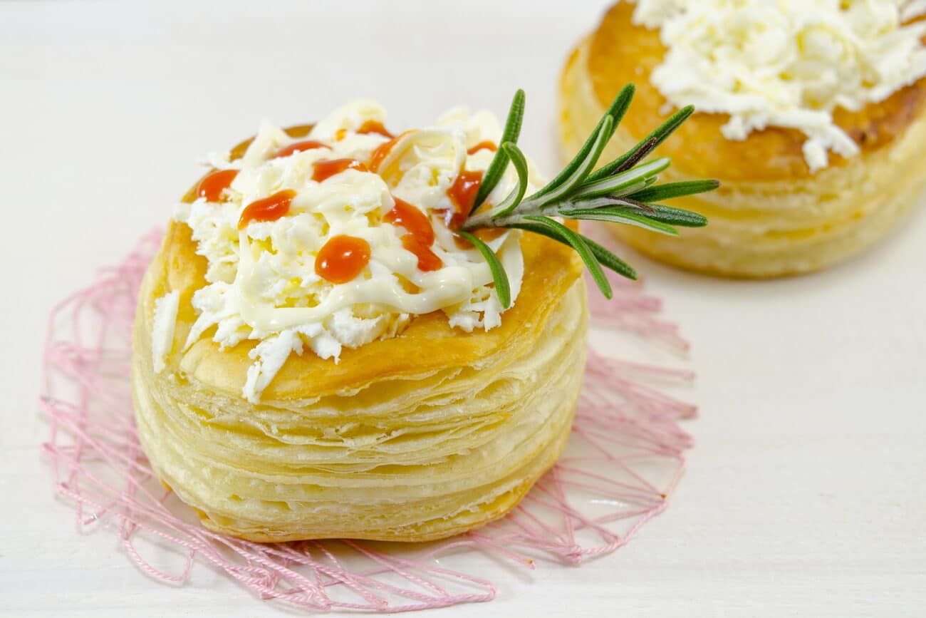Волованы с сырной начинкой