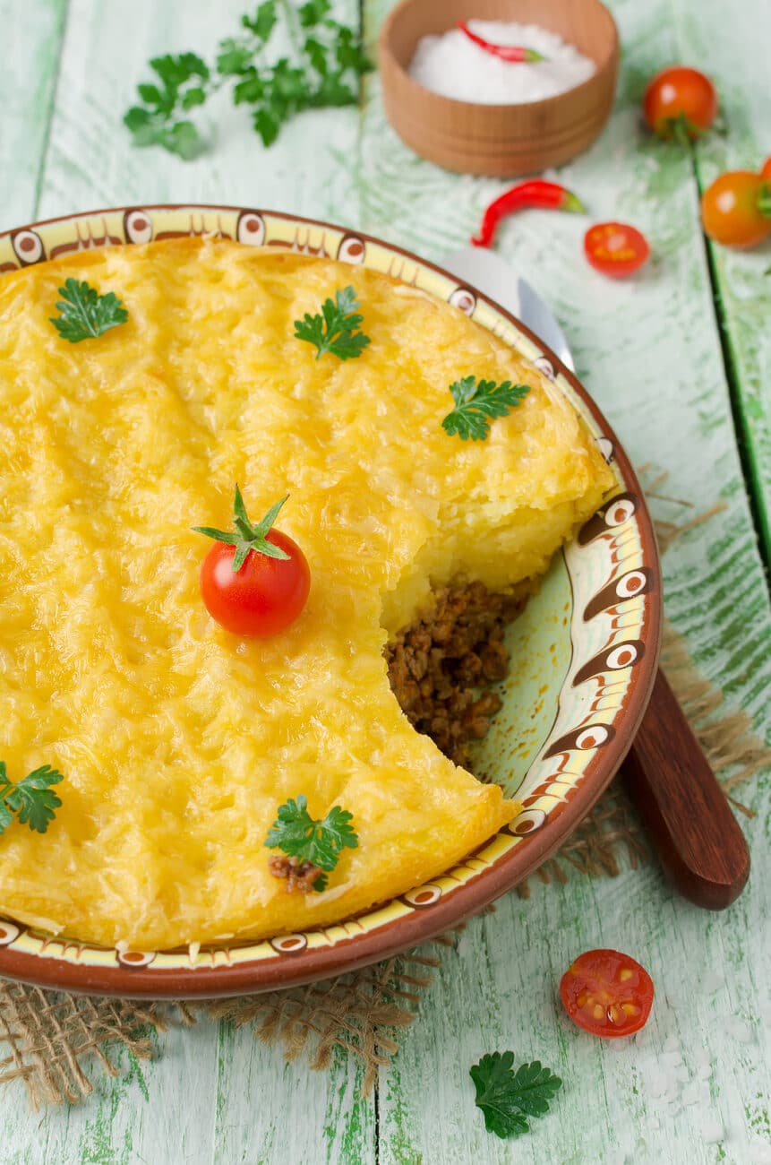 Картофельная запеканка с фаршем