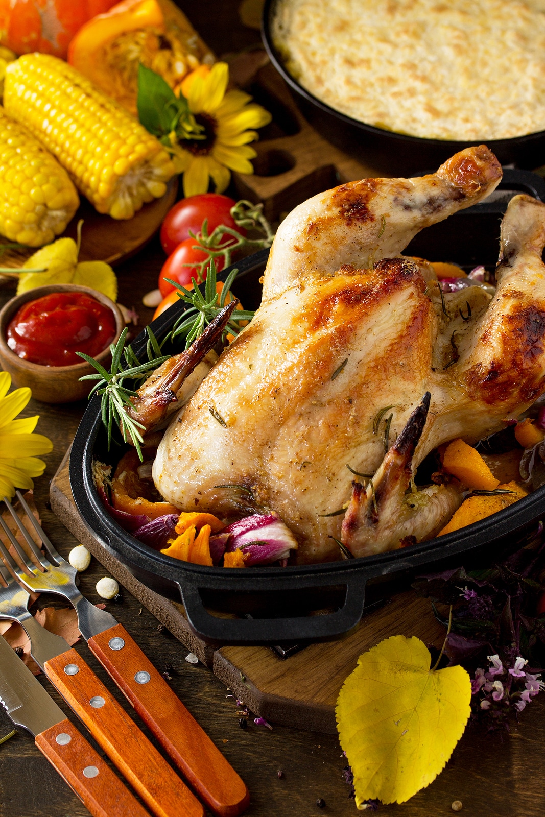 Курица с овощами