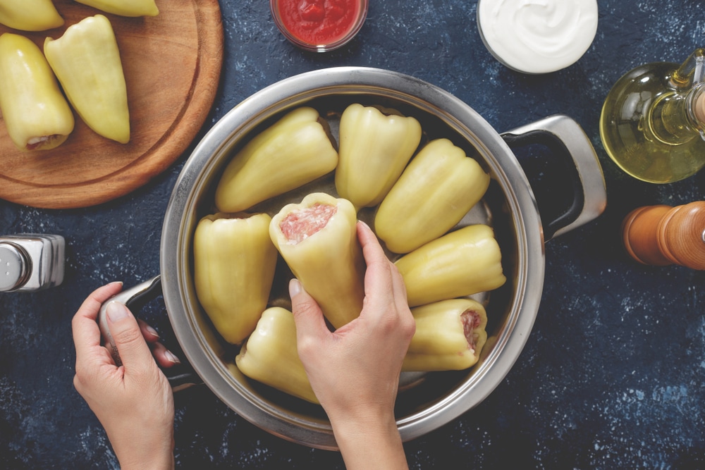 Фото рецепта - Фаршированный перец с мясом и рисом - шаг 9
