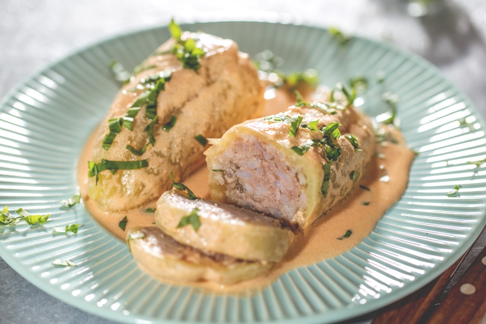 Фаршированный перец с мясом и рисом