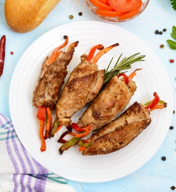 Крученики, фаршированные перцем