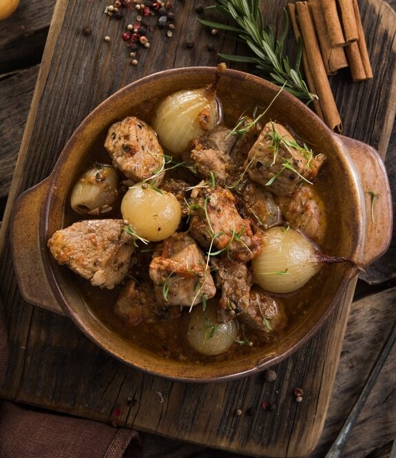 Стифадо из говядины — тушеное мясо