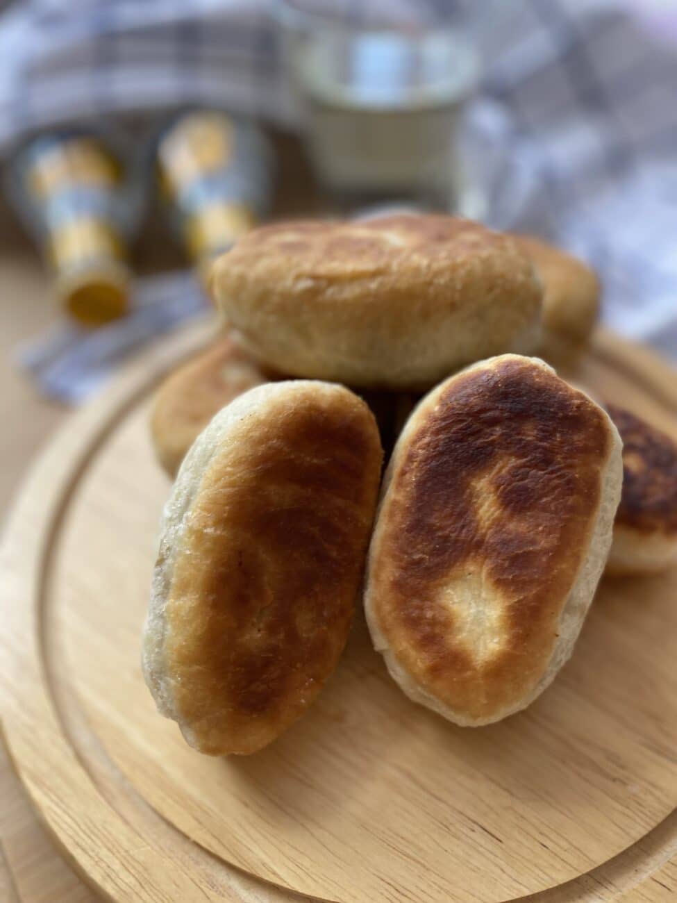 Постные пирожки с капустой и грибами