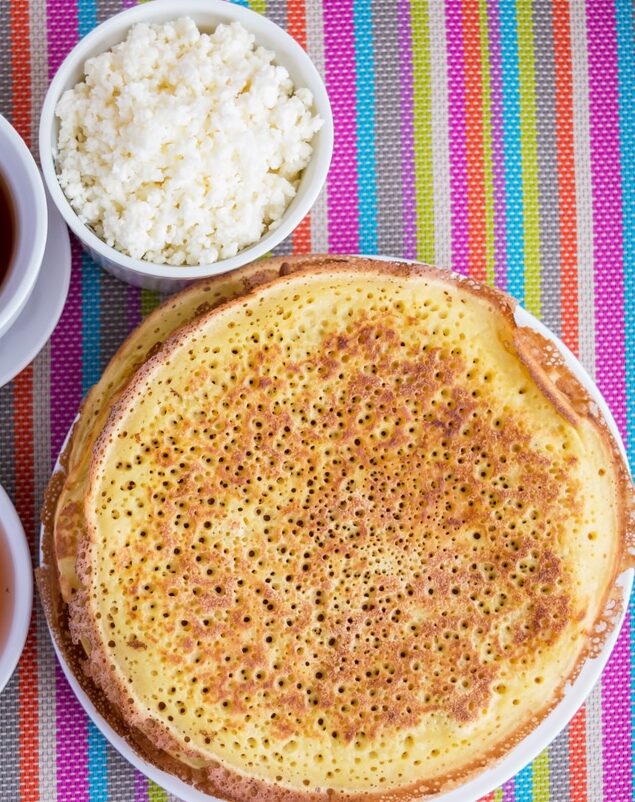 Блины с дырочками