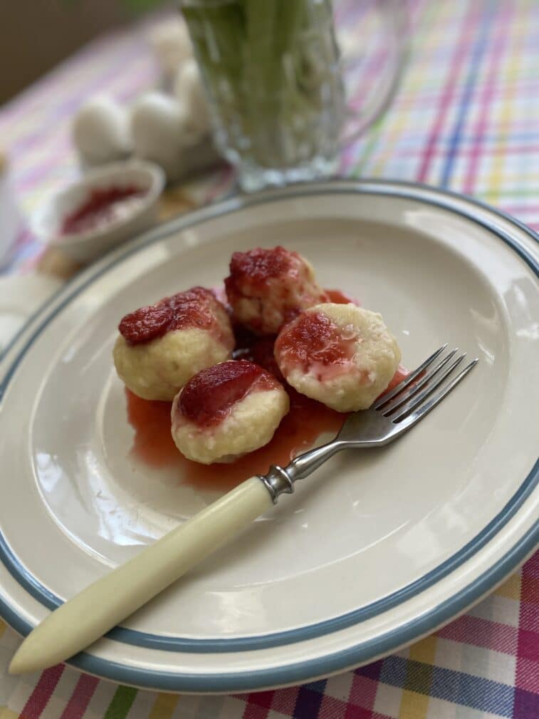 Ленивые вареники с начинкой