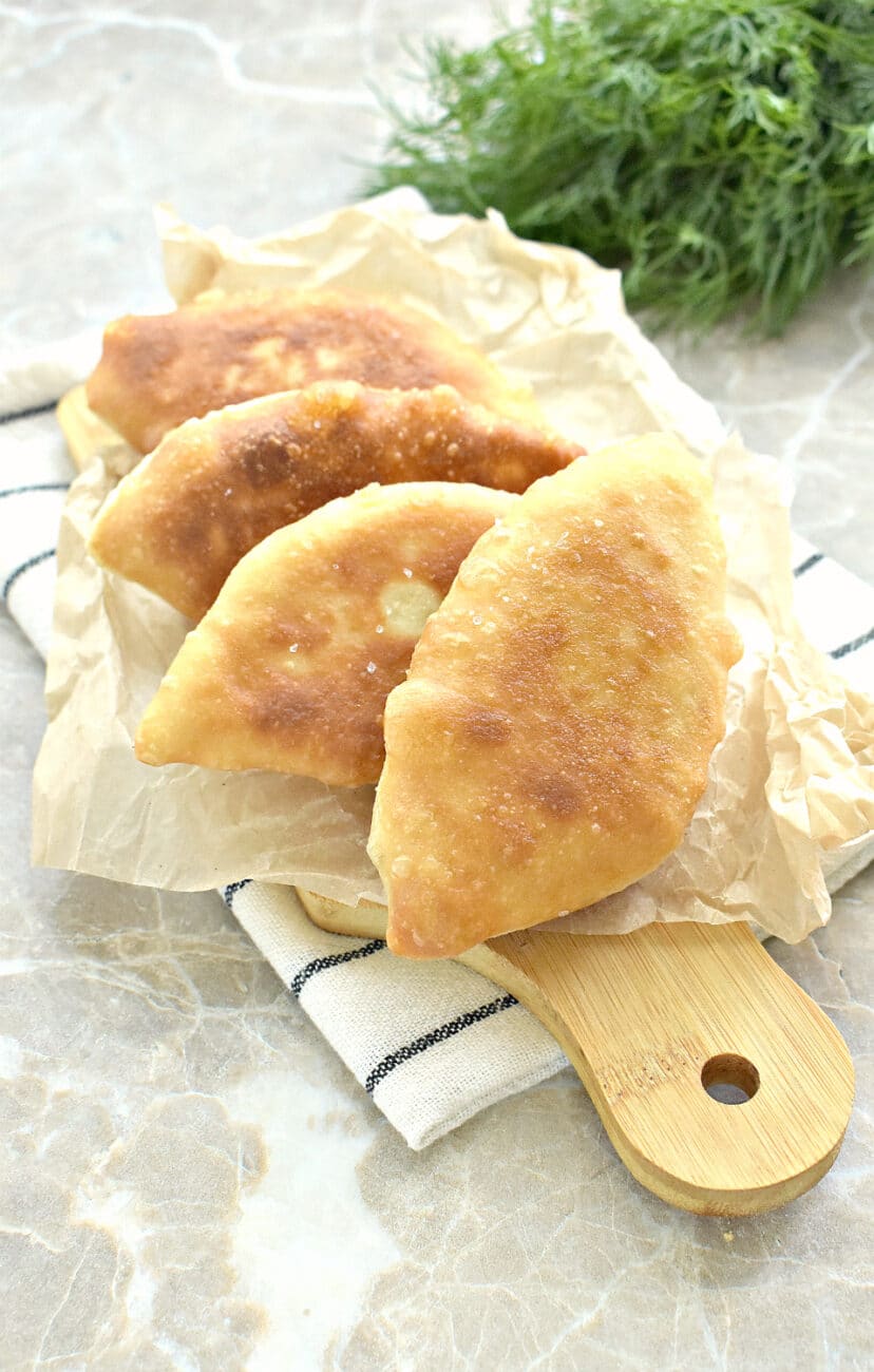 Жареные пирожки с картошкой