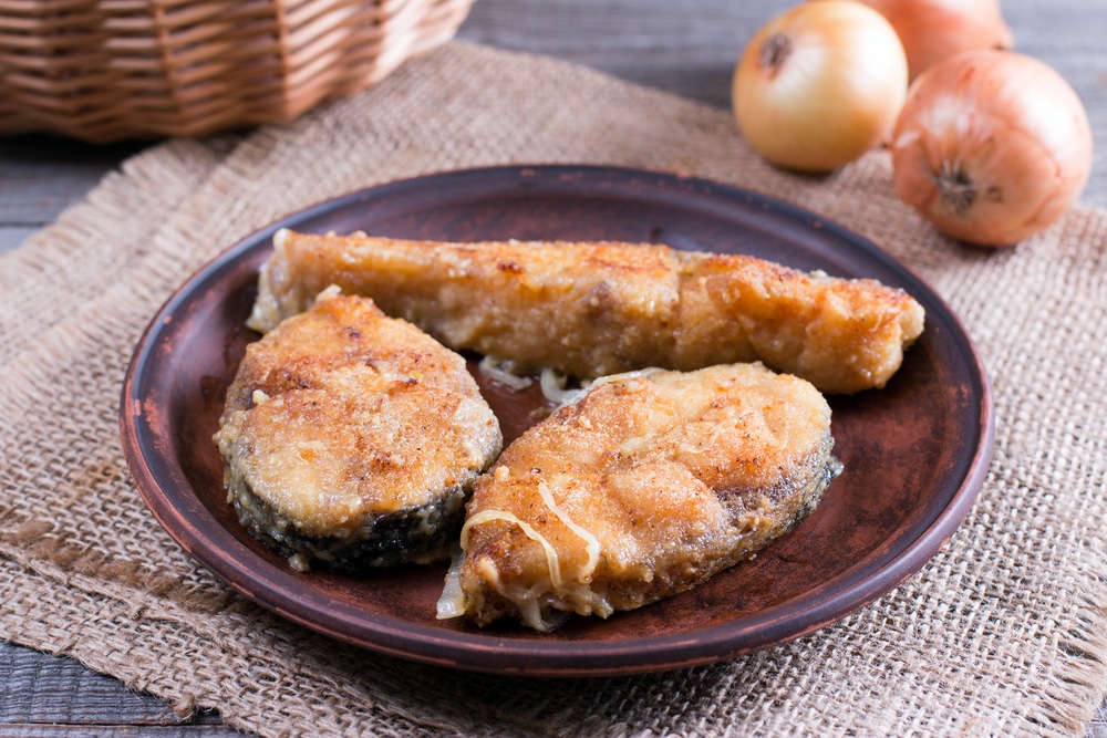 Жареная рыба (стейки)