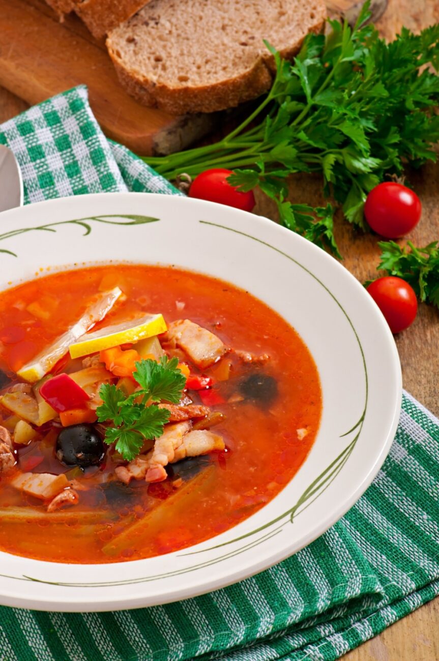 Суп-солянка с мясом