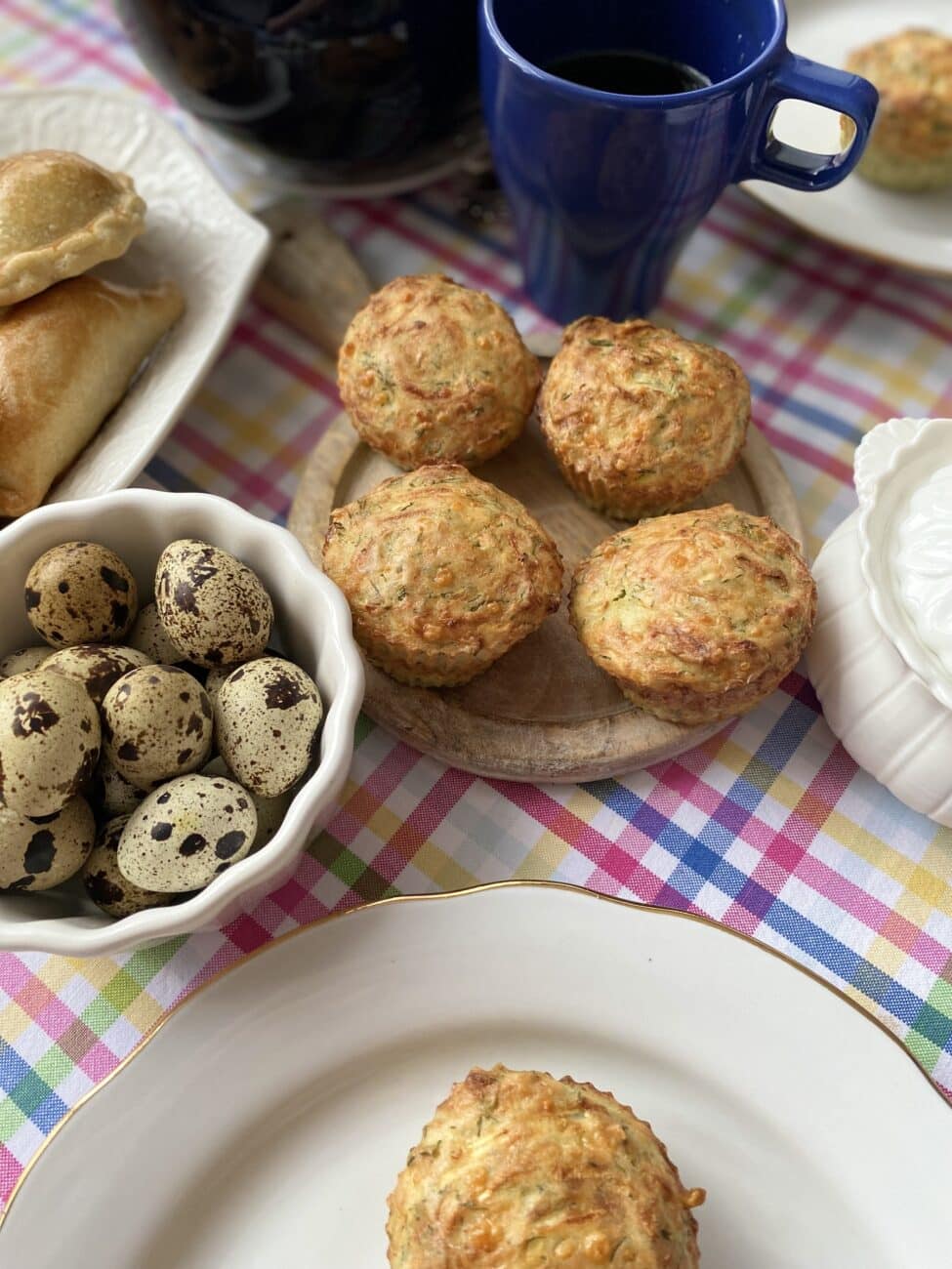 Кексы с кабачками