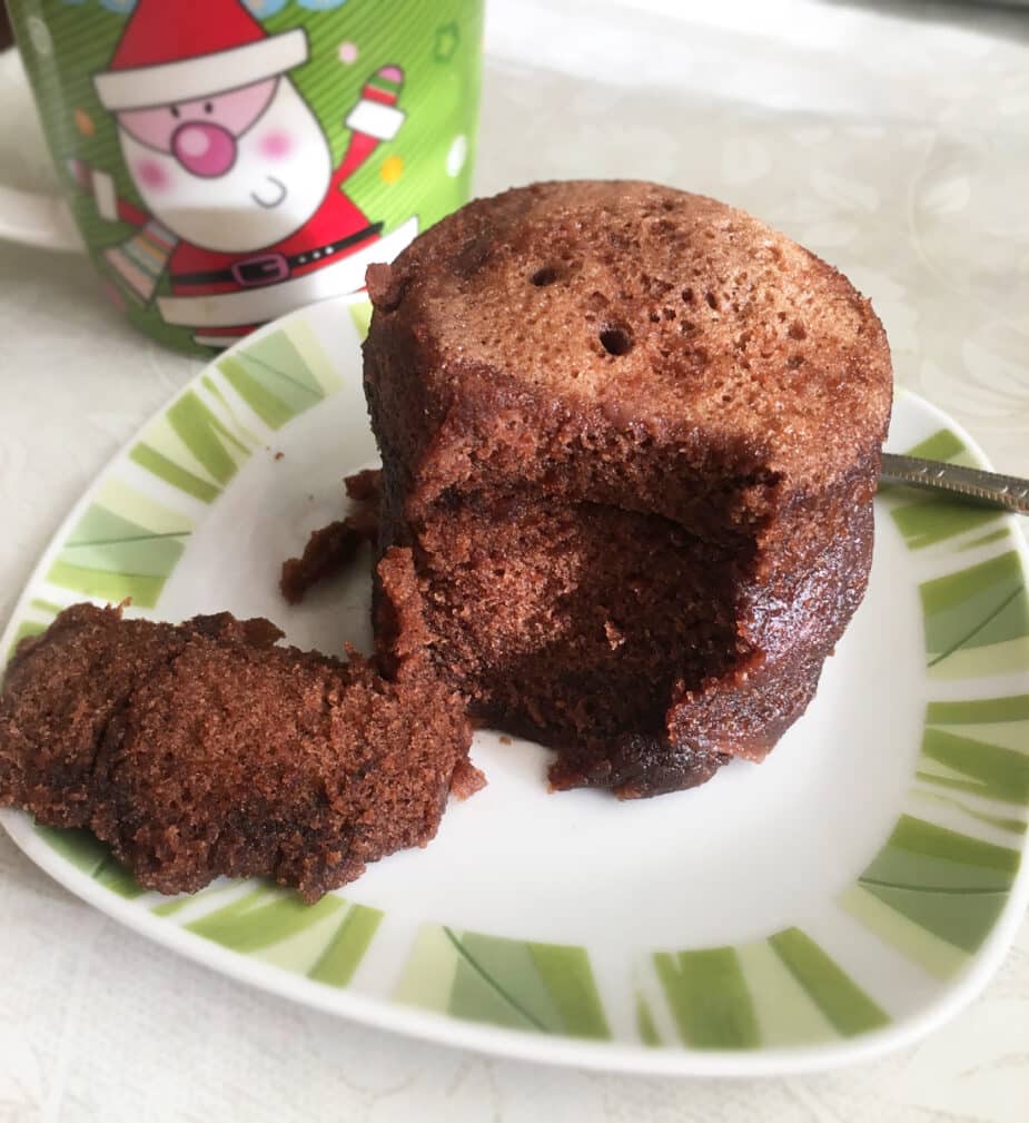 Шоколадный кекс в кружке (в микроволновке)