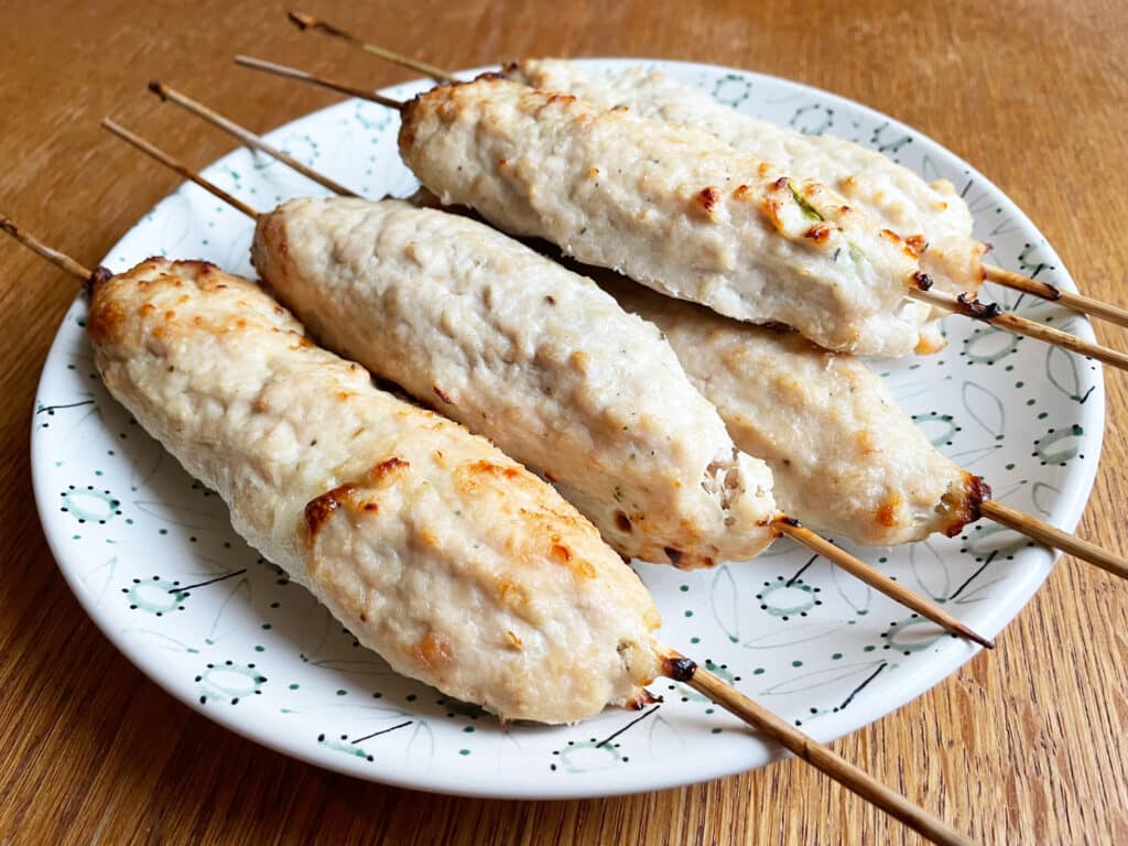 Фото рецепта - Шашлык с кабачками  и сыром - шаг 4