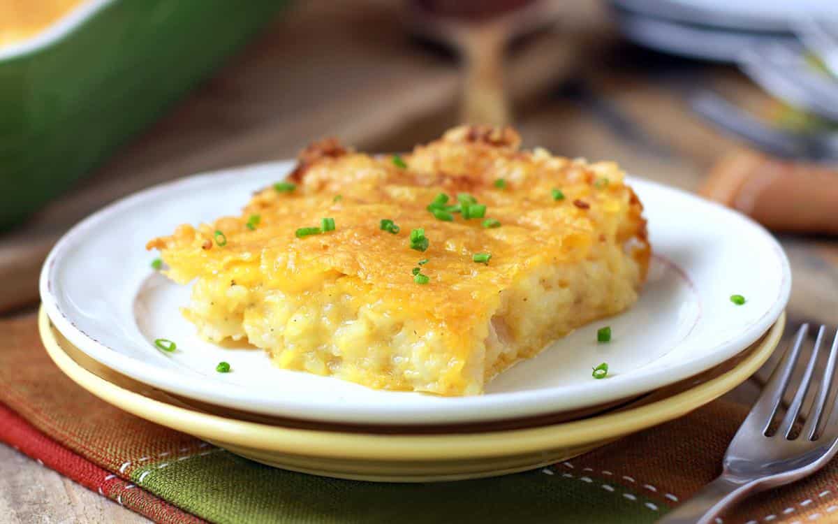 Картофельная запеканка с чесноком и сыром