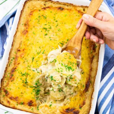 Постный картофель, запеченный в духовке