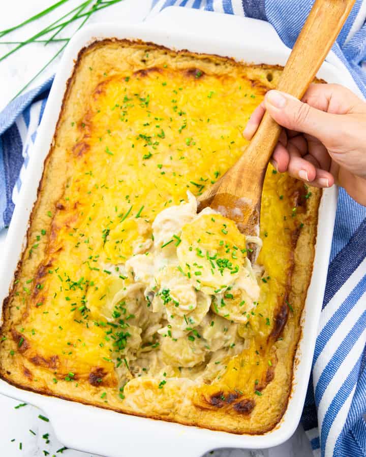 Постный картофель, запеченный  в духовке