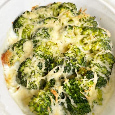 Запеканка из брокколи с сыром