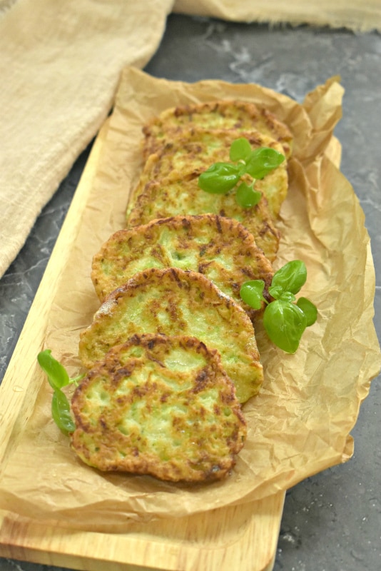 Оладьи из кабачков с мукой