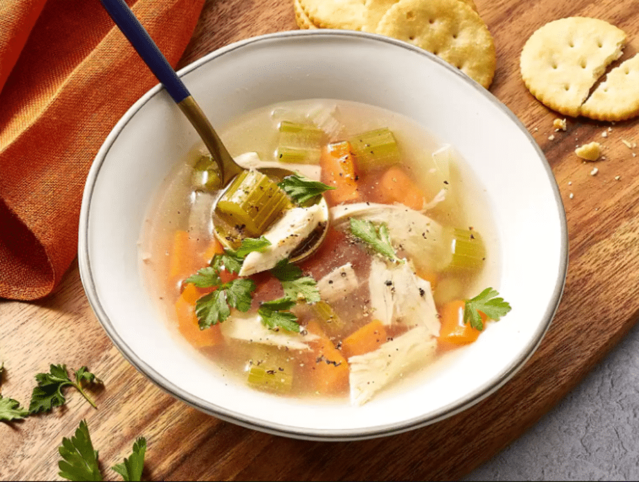 Суп из домашней курицы