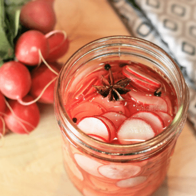 Маринованный редис с уксусом
