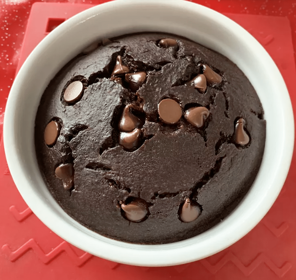 Запеченная овсянка с шоколадом и бананом