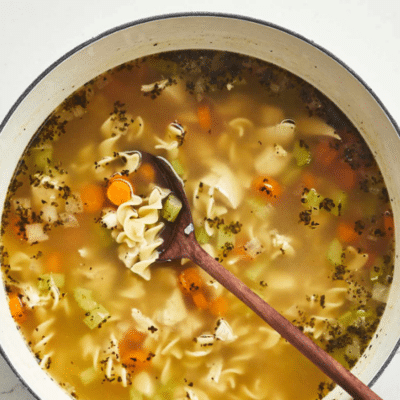 Куриный суп с макаронами и сельдереем - рецепт с фото